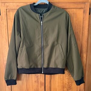 Women’s Olive Bomber Jacket